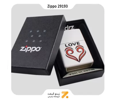 فندک بنزینی زیپو طرح لاو مدل 29193-​Zippo Lighter 29193 214 LOVE THEME