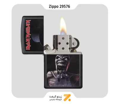 فندک بنزینی زیپو طرح گروه آيرون ميدن مدل 29576-Zippo Lighter ​29576 218 IRON MAIDEN