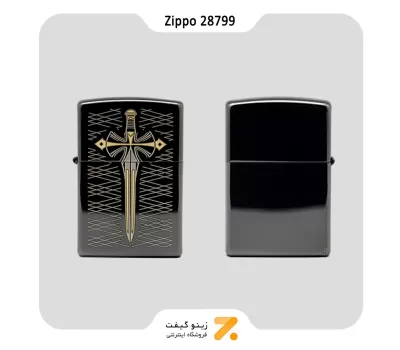 فندک بنزینی زیپو مدل 28799 طرح خنجر-Zippo Lighter 28799 24756 DAGGER