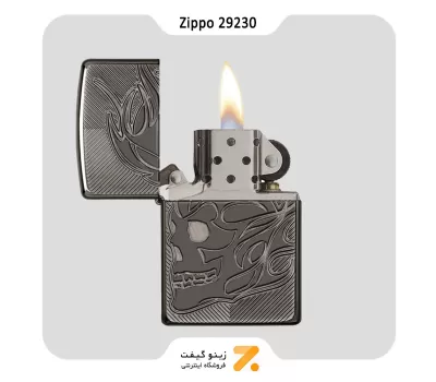 فندک بنزینی زیپو مدل 29230 طرح جمجمه-Zippo Lighter 29230 24095 SKULL