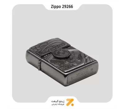 فندک بنزینی زیپو مدل 29266 طرح موتور هارلی دیویدسون-Zippo Lighter Harley Davidson 29266