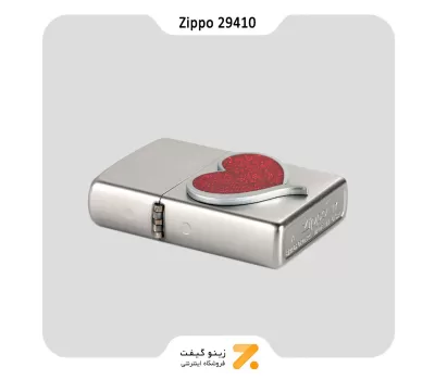 فندک بنزینی زیپو مدل 29410 طرح برجسته قلب-Zippo Lighter 29410 GLITTER HEART