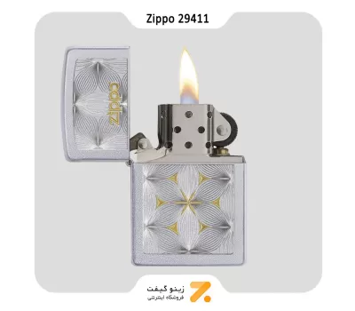 فندک بنزینی زیپو مدل 29411 طرح گل-Zippo Lighter 29411 FLOWERS