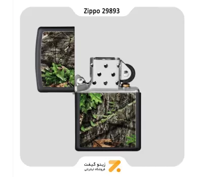 فندک بنزینی زیپو مشکی طرح استتار مدل 29893-Zippo Lighter ​29893 218 MOSSY OAK OBSESSION