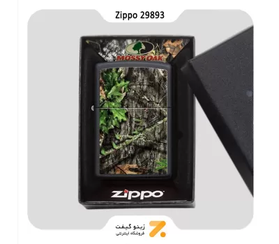 فندک بنزینی زیپو مشکی طرح استتار مدل 29893-Zippo Lighter ​29893 218 MOSSY OAK OBSESSION