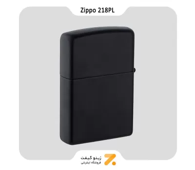 فندک بنزینی زیپو مشکی طرح پیپ مدل 218 پی ال-​Zippo Lighter 218PL-BLACK MATTE PIPE LITR-720060428