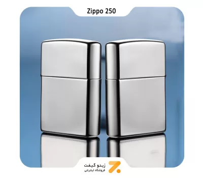 فندک بنزینی زیپو کروم مدل 250-Zippo Lighter 250-HP CHROME