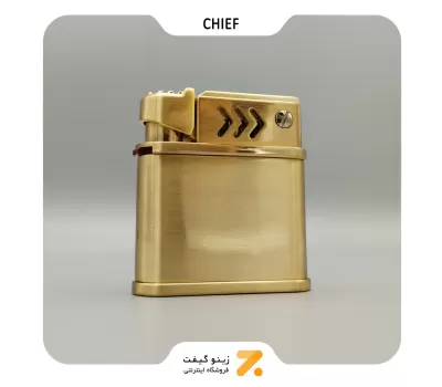 فندک بنزینی چیف طلایی مدل 2201-58-​Chief Lighter SN-LICH-2201-58