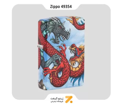 فندک زیپو 540 رنگ طرح اژدها مدل 49354-Zippo Lighter 49354 ​Dragon Design 540 color