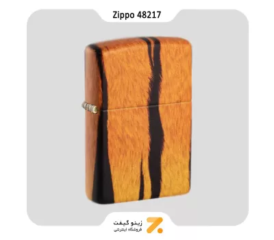 فندک زیپو 540 رنگ مدل 48217 طرح پوست ببر-Zippo Lighter 48217 Tiger Print Designs