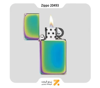 فندک زیپو اسلیم هفت رنگ مدل 20493-Zippo Lighter 20493 - SLIM SPECTRUM