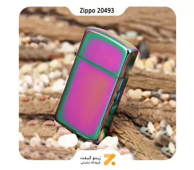 فندک زیپو اسلیم هفت رنگ مدل 20493-Zippo Lighter 20493 - SLIM SPECTRUM