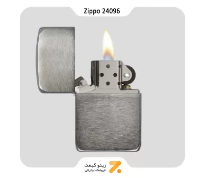 فندک زیپو رپلیکا بلک آیس 1941 مدل 24096-​​Zippo Lighter 24096 1941 REPLICA BLACK ICE
