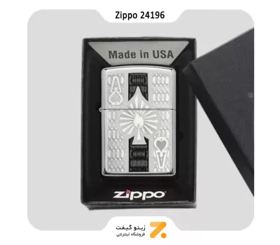 فندک زیپو طرح آس پیک مدل 24196-Zippo Lighter 24196 250 ZIPPO ACE