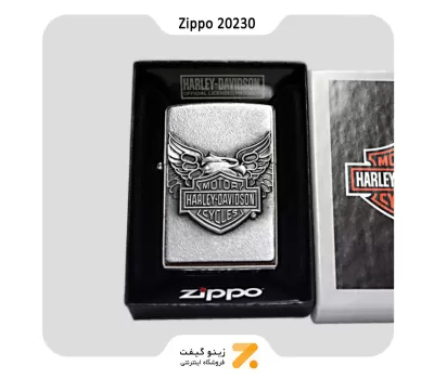 فندک زیپو طرح برجسته عقاب هارلی دیویدسون مدل 20230-​Zippo ​20230 207 H-D IRON EAGLE