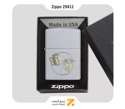 فندک زیپو طرح تاس مدل 29412-​Zippo Lighter 29412 205 DICE​