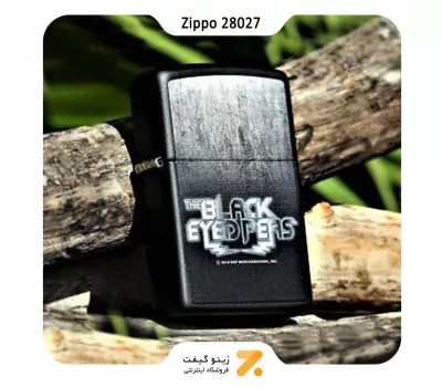 فندک زیپو طرح لوگو گروه بلک آید پیز مدل 28027-Zippo Lighter 28027 218-BLACK EYED PEAS 28027