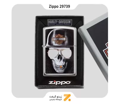 فندک زیپو مدل 29739 طرح هارلی دیویدسون-​​Zippo Lighter 29739 250 HARLEY DAVIDSON