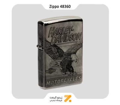فندک زیپو مدل 48360 طرح عقاب هارلی دیویدسون-Zippo Lighter 48360 24756 HARLEY DAVIDSON