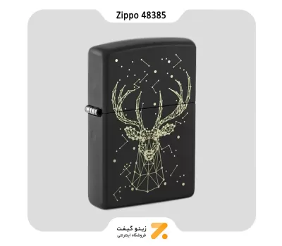 فندک زیپو مدل 48385 طرح گوزن کیهانی-Zippo Lighter 48385 218 DEER DESIGN