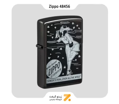 فندک زیپو مدل 48456 طرح لیدی-Zippo Lighter 48456 zippo design