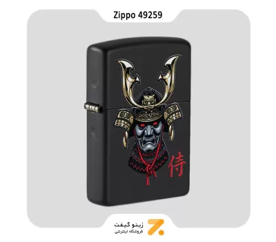 فندک زیپو مدل 49259 طرح کلاه ایمنی سامورایی-Zippo Lighter 49259 218 SAMURAI IN HELMET DESIGN