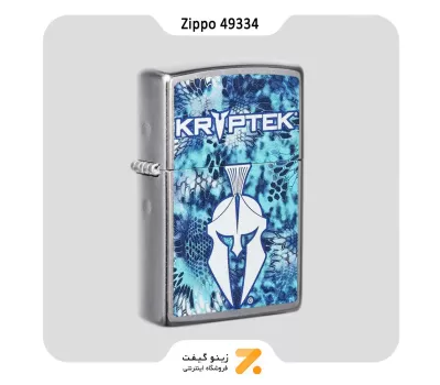 فندک زیپو مدل 49334 طرح و لوگوی برند کریپتک-Zippo Lighter 49334 207 KRYPTEX