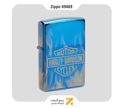 فندک زیپو مدل 49469 طرح لوگو هارلی دیویدسون-Zippo Lighter 49469 20446 HARLEY DAVIDSON