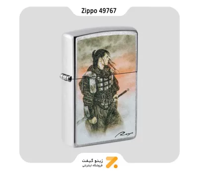 فندک زیپو مدل 49767 طرح سامورایی-Zippo Lighter 49767 207 LUIS ROYO