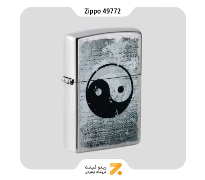 فندک زیپو مدل 49772 طرح یین و یانگ-Zippo Lighter 49772 207 YIN YANG DESIGN