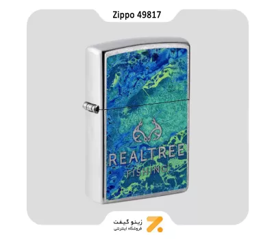 فندک زیپو مدل 49817 طرح لوگو ریل تری-Zippo Lighter 49817 207 REALTREE WAV3