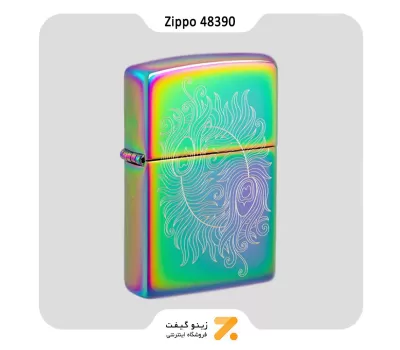 فندک زیپو هفت رنگ مدل 48390 طرح پر-Zippo Lighter 48390 151 SPIRITUAL DESIGN