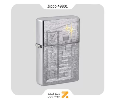 فندک زیپو وینتیج مدل 49801 طرح زیپو دیزاین-Zippo Lighter 49801 230.25 RETRO ZIPPO DESIGN