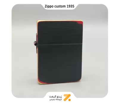 فندک زیپو کاستوم مشکی 1935.25-​​Zippo Lighter CUSTOM 1935.25
