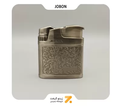 فندک گازی جوبون نقره ای مدل 2202-5-​Jobon Lighter SN-LIJB-2202-5
