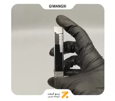 فندک گازی جیوانچی مشکی مدل 2202-6-Giwangxi Lighter SN-LIGV-2202-6​