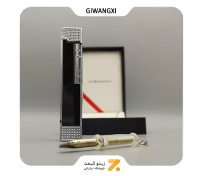فندک گازی جیوانچی مشکی مدل 2202-6-Giwangxi Lighter SN-LIGV-2202-6​-6