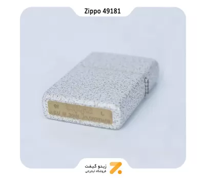 فندک بنزینی زیپو سفید ضد خش مدل 49181 -​Zippo Lighter 49181 REG MERCURY GLASS MATTE