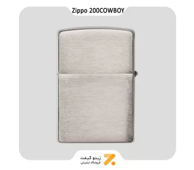 فندک بنزینی زیپو طرح برجسته اسکلت کابوی-Zippo Lighter ​200 COWBOY SKULL EMBLEM