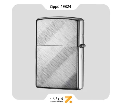 فندک بنزینی زیپو طرح لوگو جیم بیم مدل 49324-​Zippo Lighter 49324 28182 JIM BEAM