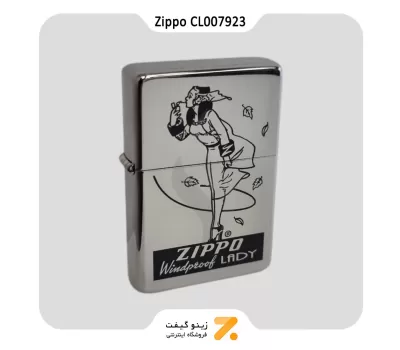 فندک بنزینی زیپو طرح لیدی مدل سی ال 007932-Zippo Lighter ​260 CL007932 PLANTEA WINDY ZIPPO L