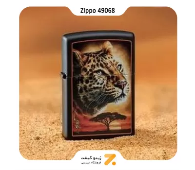 فندک بنزینی زیپو طرح پلنگ مدل 49068-Zippo Lighter ​49068 218 MAZZI