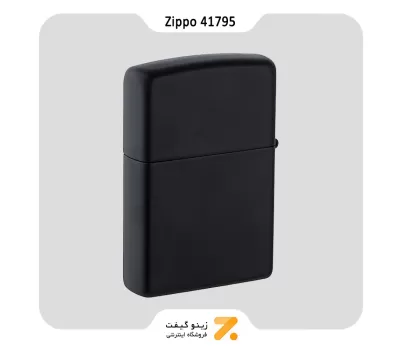 فندک بنزینی زیپو مشکی مدل 41795-Zippo Lighter ​218 CI008537 SOL WINDY