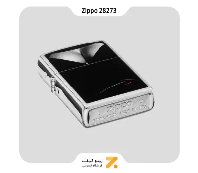 فندک بنزینی زیپو نقره ای مدل 28273-Zippo Lighter 28273-000009 200 BS DECOLLETAGE