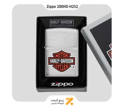 فندک بنزینی زیپو هارلی دیویدسون مدل 200 اچ دی-​Zippo Lighter 200​HD H252 HARLEY DVDSON LOGO