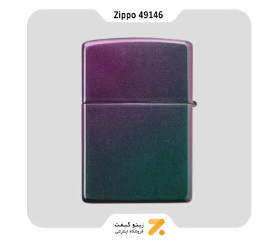 فندک بنزینی زیپو هفت رنگ مات مدل 49146-​Zippo Lighter 49146 REG IRIDESCENT MATTE