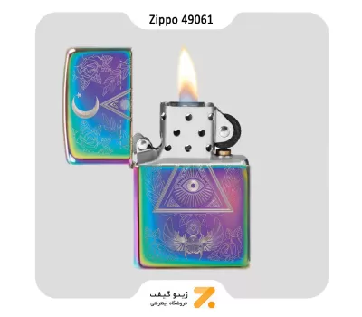 فندک بنزینی زیپو هفت رنگ مدل 49061-​Zippo Lighter 49061 151