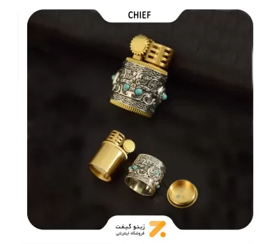 فندک بنزینی چیف طرح برجسته مدل سی اف 212-5-​Chief Lighter SN-LICH-2104-34
