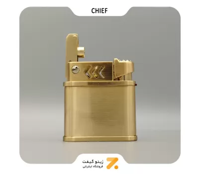 فندک بنزینی چیف طلایی مدل 2201-58-​Chief Lighter SN-LICH-2201-58