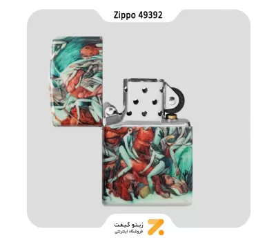 فندک زیپو 540 رنگ طراحی ماریا تیورینا مدل 49392-Zippo Lighter 49392 Marija Tiurina